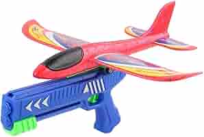 Amazon.co.jp: 子供のおもちゃ泡飛行機10メートルランチャー